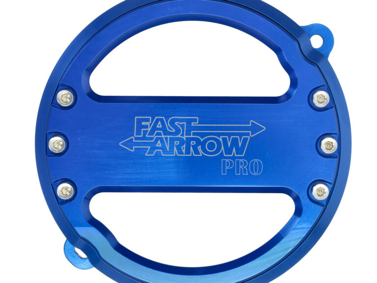 Vliegwieldeksel Fast Arrow Pro Cnc Gefreesd Met Venster Blauw Puch Maxi