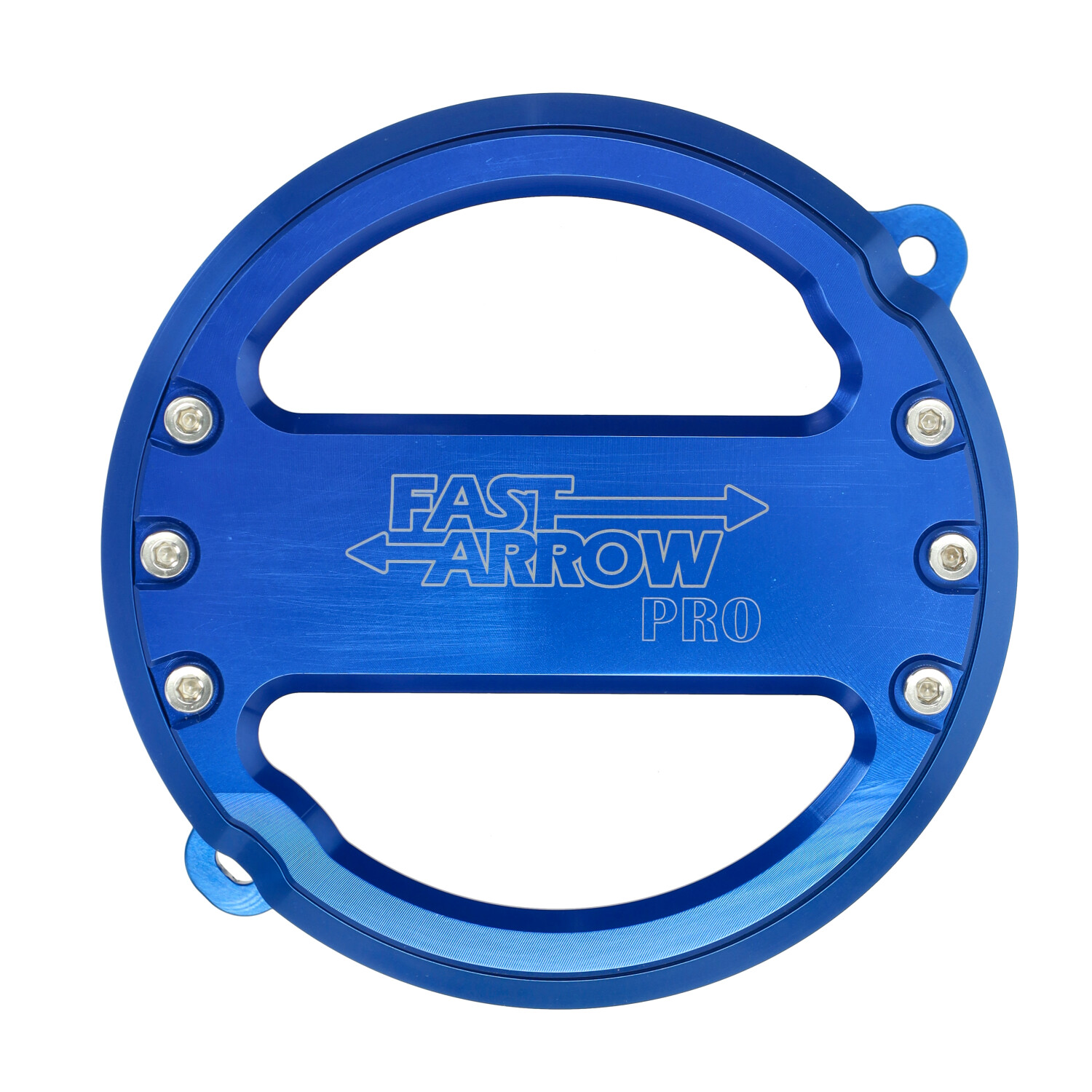 Vliegwieldeksel Fast Arrow Pro Cnc Gefreesd Met Venster Blauw Voor Puch Maxi - Afbeelding 3