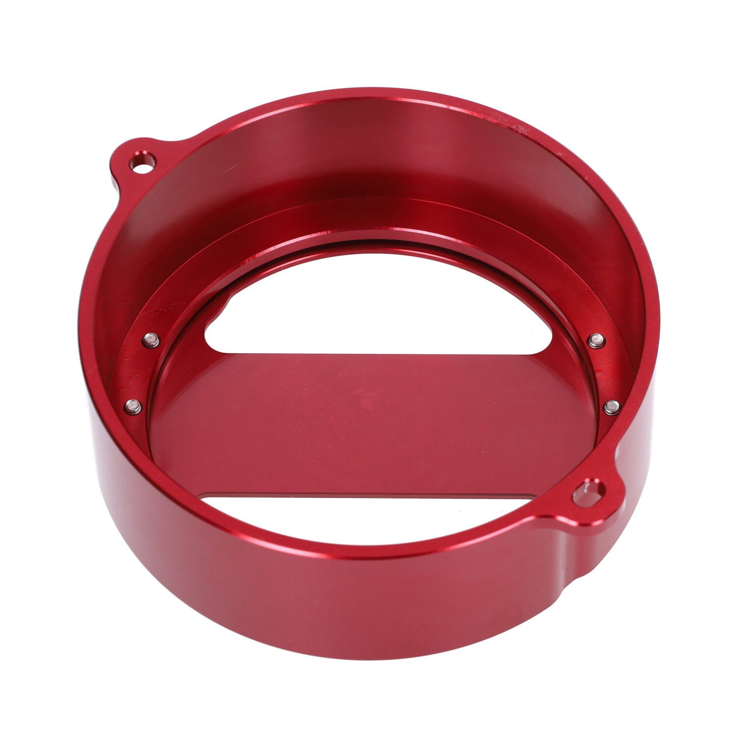 Vliegwieldeksel Fast Arrow Pro Cnc Met Venster Rood Voor Puch Maxi - Afbeelding 2