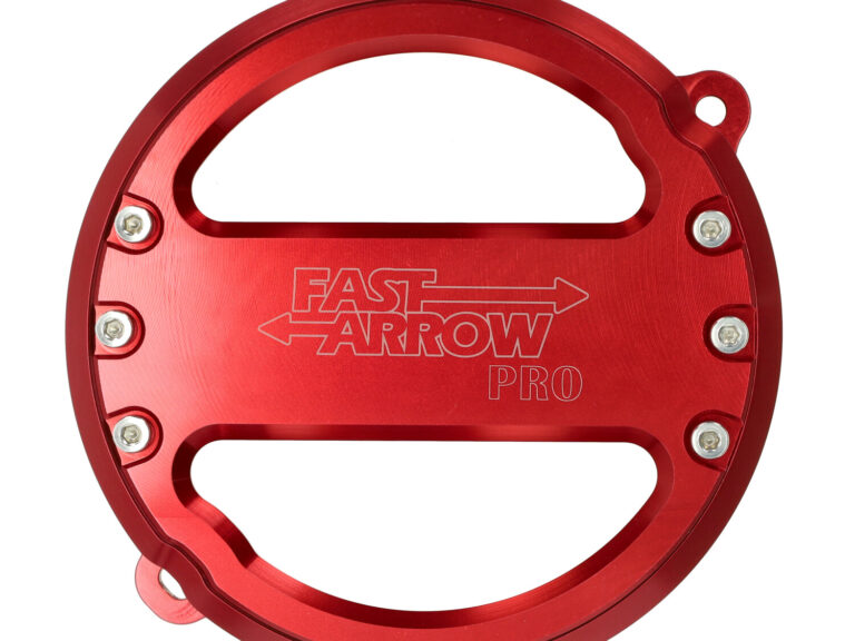 Vliegwieldeksel Fast Arrow Pro Cnc Gefreesd Met Venster Rood Puch Maxi