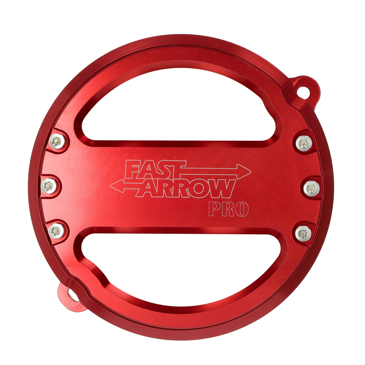 Vliegwieldeksel Fast Arrow Pro Cnc Met Venster Rood Voor Puch Maxi - Afbeelding 3