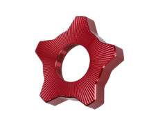 Coprimozzo ruota posteriore decorativo Red Fast Arrow Pro per Peugeot Maxi e Peugeot 103
