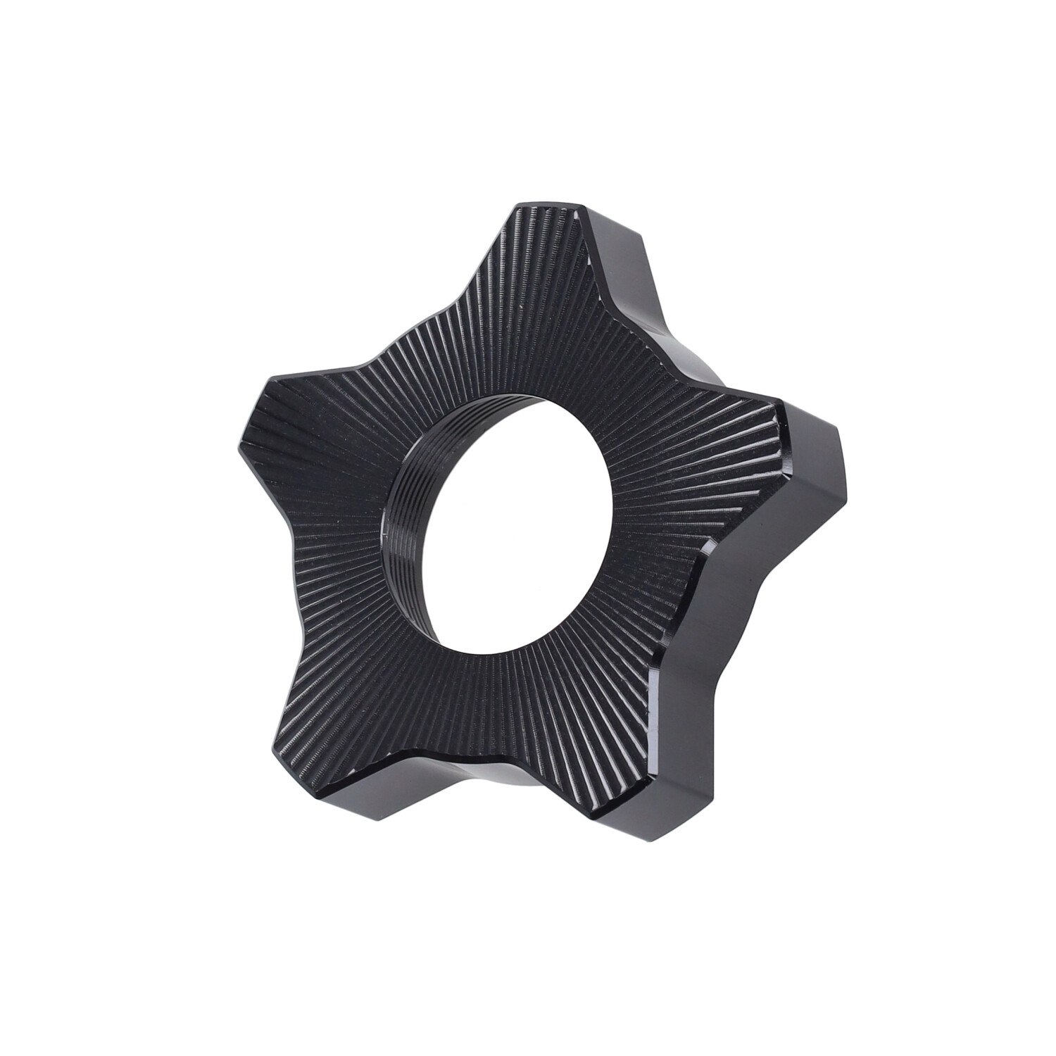 Zwarte Fast Arrow Pro sierdop achterwielnaaf freewheel voor Puch Maxi