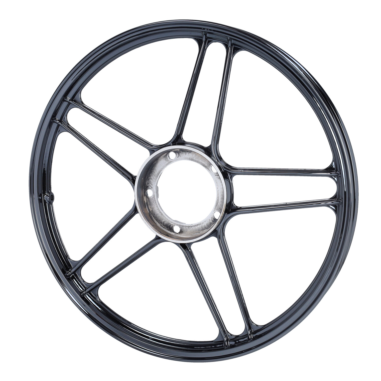 Fast Arrow Voorwiel/achterwiel Zwart/chroom Voor Puch Maxi - Afbeelding 5