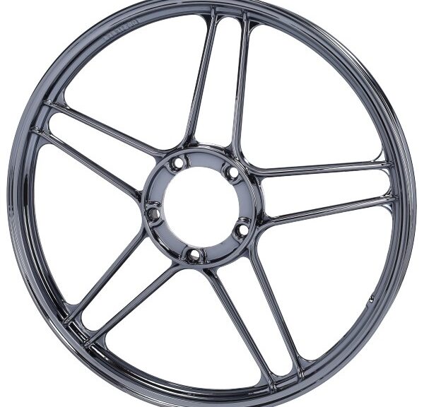 voorwiel/achterwiel fast-arrow zwart/chroom puch maxi