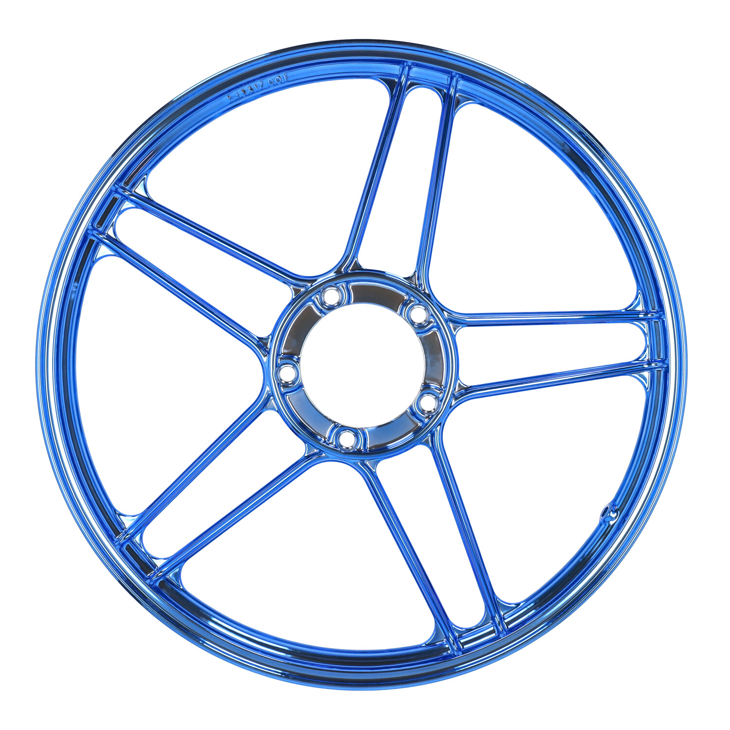 Fast-arrow Voorwiel/achterwiel Blauw/chroom Voor Puch Maxi - Afbeelding 4