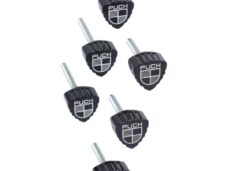 boutset Fast Arrow Pro zijscherm cnc + logo zwart 6 stuks puch maxi