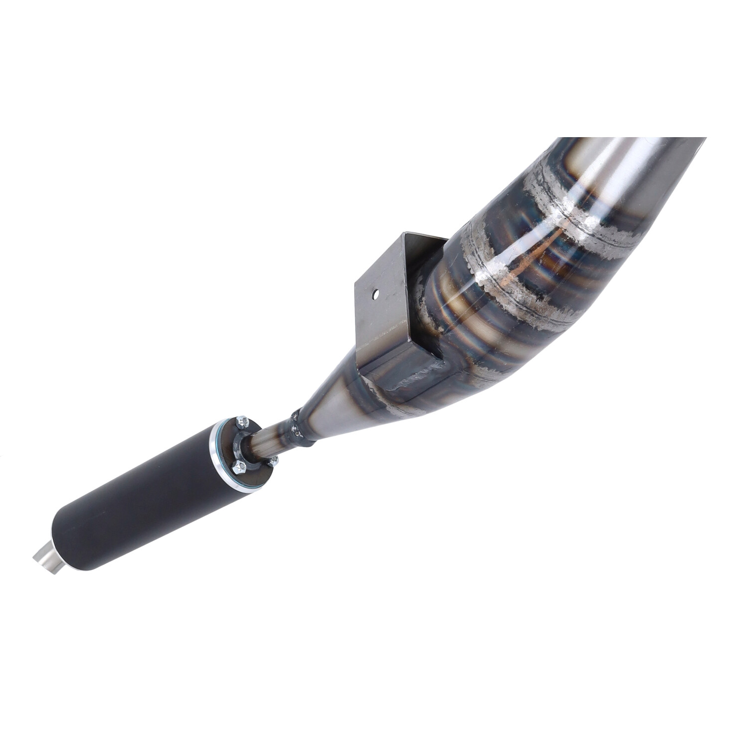Uitlaat Bgm Expansie Sport Blank/zwart Voor Puch Maxi - Afbeelding 6