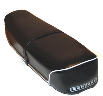 Buddyseat model 1969 zwart — geschikt voor Zündapp