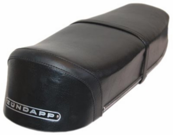 Buddyseat model 1973 zwart A-kwaliteit voor Zündapp brommer