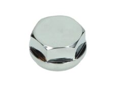 Placa de manillar con tuerca de dirección cromada hexagonal para Zündapp 517