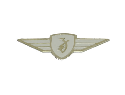 Sticker logo stuur aluminium — geschikt voor Zündapp
