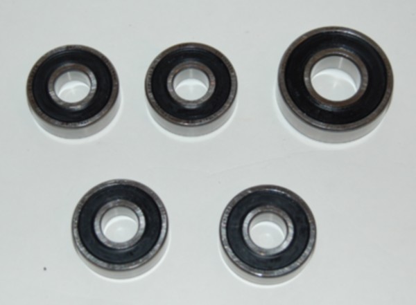 wiellagerset bac spaakwiel voor+achter 5pcs zundapp