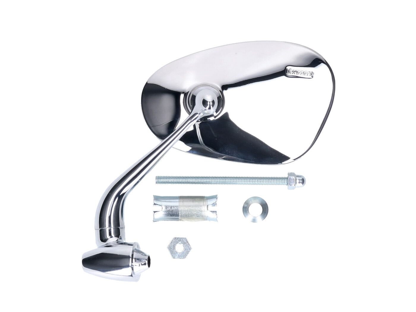 Spiegel Bumm Stuurbevestiging Links Chroom Voor Zündapp 913/3l - Afbeelding 3