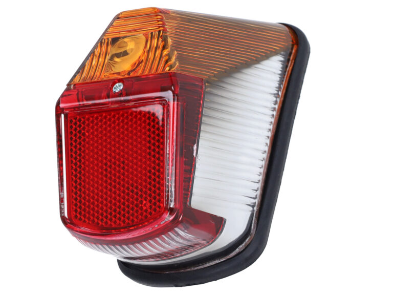 Achterlicht model hella A-kwaliteit rood/chroom zund ot mod. 517 — geschikt voor Zündapp 517