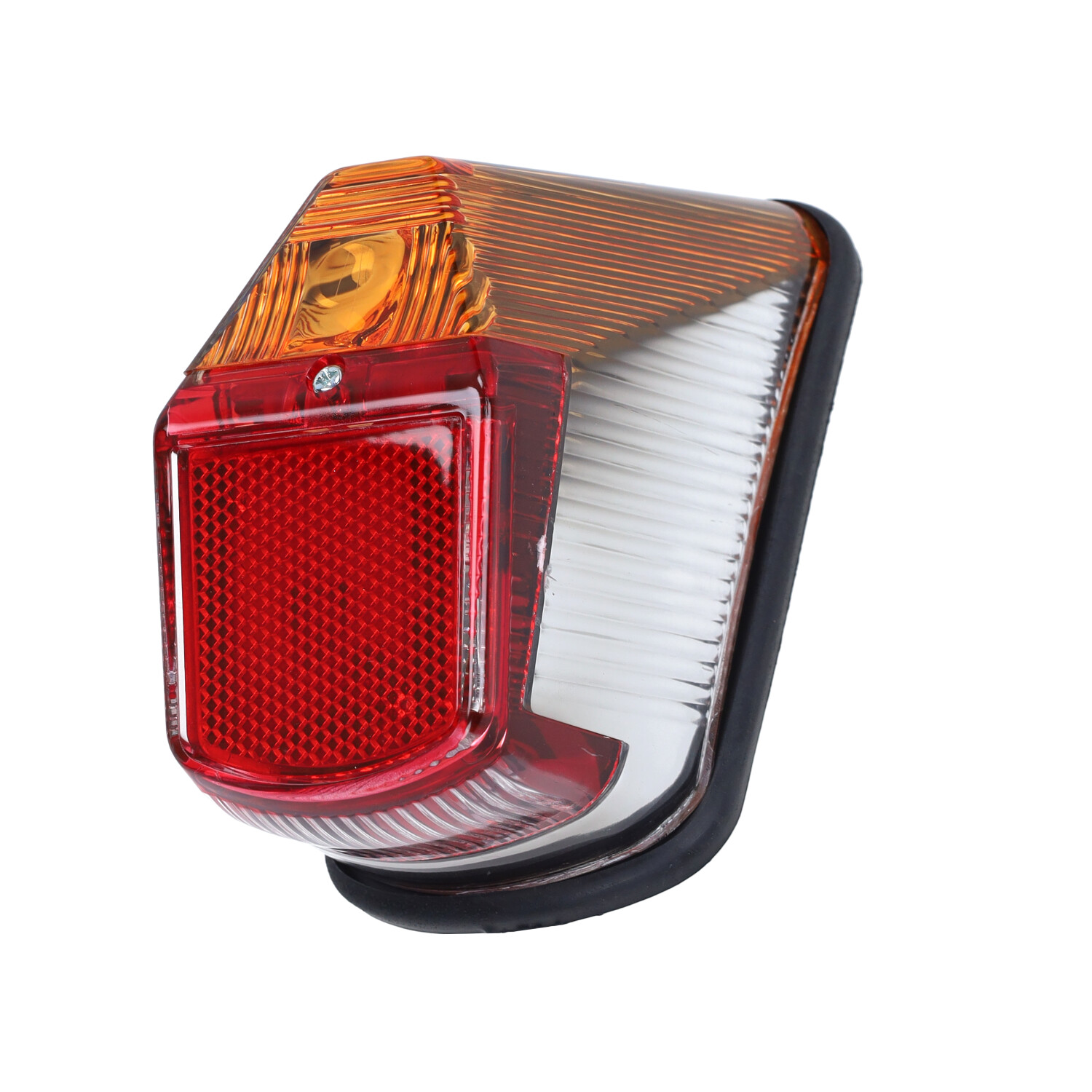 Achterlicht Hella-model rood chroom voor Zündapp 517 brommer