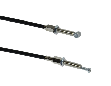 Koppelingkabel elvedes lang zwart — geschikt voor Zündapp