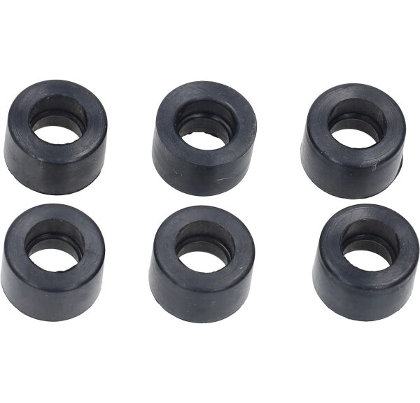 Rubber achterkettingwiel klein (aantal 1=6 stuks in zakje) — geschikt voor Zündapp