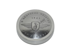 Chromen benzinetankdop met ingegraveerd logo voor Zündapp brommer