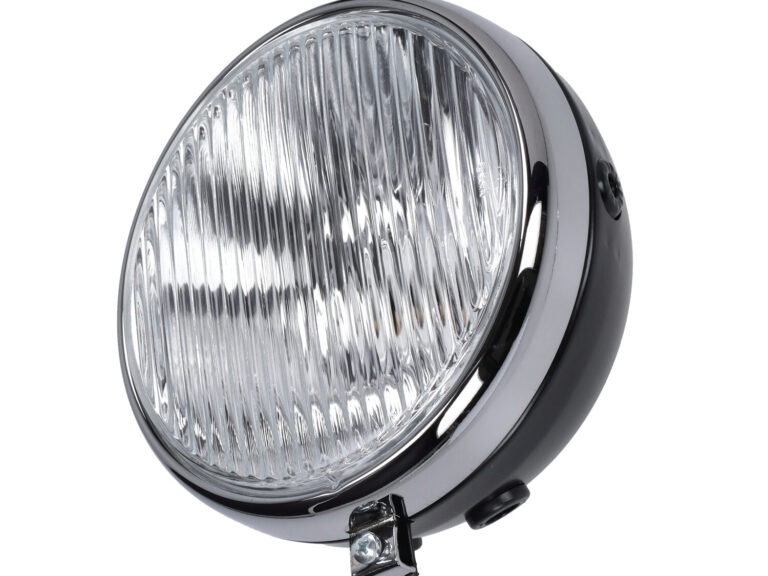 Koplamp rond 517/529 170 zwart — geschikt voor Zündapp