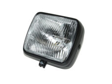 Faro cuadrado Guia negro para ciclomotores Kreidler y Zündapp.