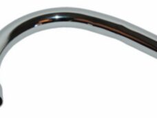 uitlaatbocht enkele knik (made in EU) 36/32mm chroom zundapp