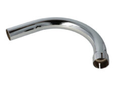Curva di scarico forzato 32/30mm cromata per Zündapp CS50