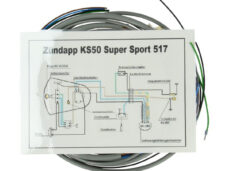 Szara wiązka przewodów do Zündapp KS50 Supersport typ 517