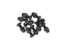 Boutset stuurkapruit zwart plastic 10 stuks Zündapp 529 530