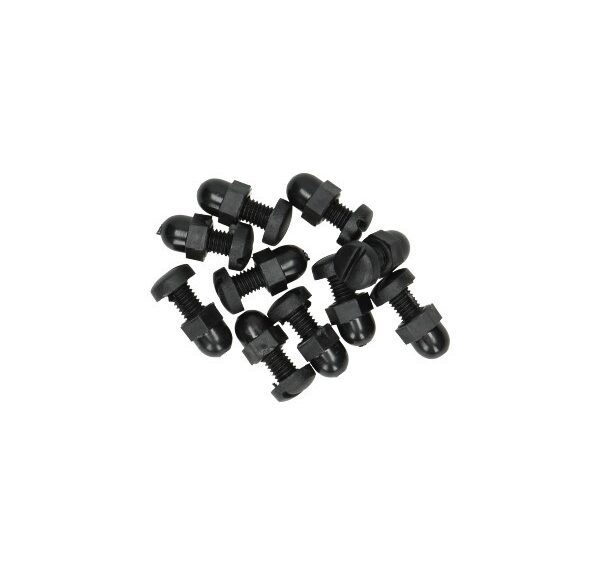 boutset stuurkapruit plastic zwart 10pcs zundapp 529 / 530
