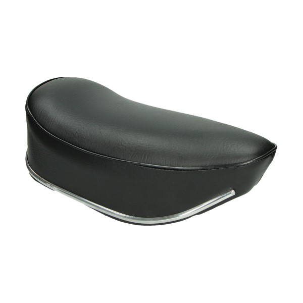 Korte zwarte buddyseat voor Zündapp 517 brommer Made in EU
