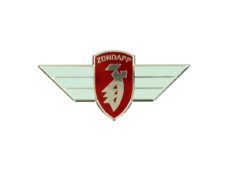 Sticker logo stuur rood wit zilver Zündapp brommer