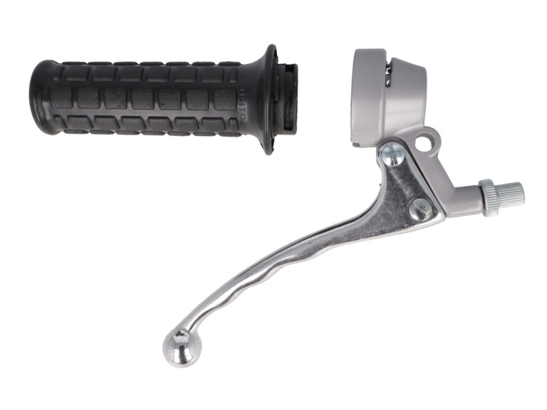 Gashendel model Magura rechts grijs camino — geschikt voor Tomos