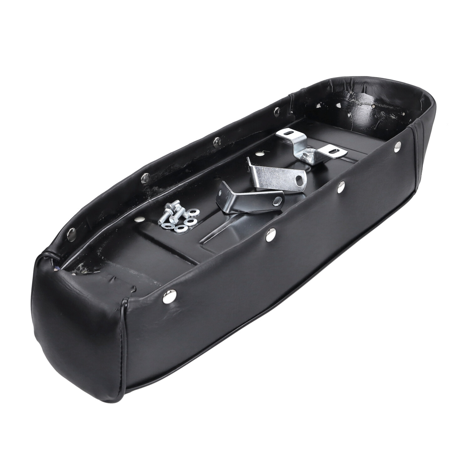 Buddyseat Denfeld-model Zwart Voor Zündapp Z100 - Afbeelding 3
