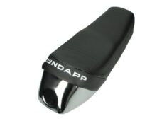 Zwarte buddyseat 517 voor Zündapp Centin brommer 1968-1976