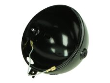 Koplamphuis 13cm zwart voor Zündapp KS50 en GS125