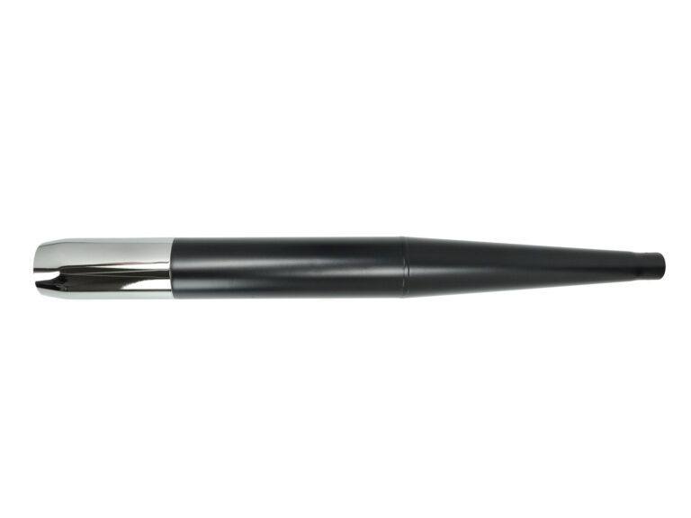 Uitlaat jamarcol model 6.3 28mm zwart/chroom bromfiets — geschikt voor Zündapp