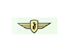 Gouden vleugel logo sticker voor Zündapp brommer