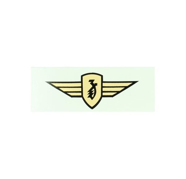 sticker logo vleugel goud zundapp
