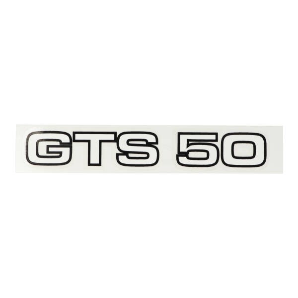 sticker wit/zwart gts 50