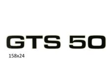 Zwart wit sticker voor Zündapp GTS 50 brommer