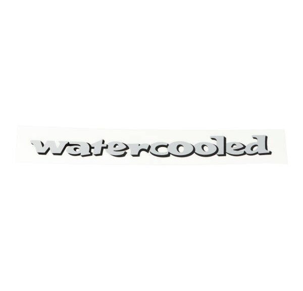 sticker Zundapp watercooled grijs/zwart