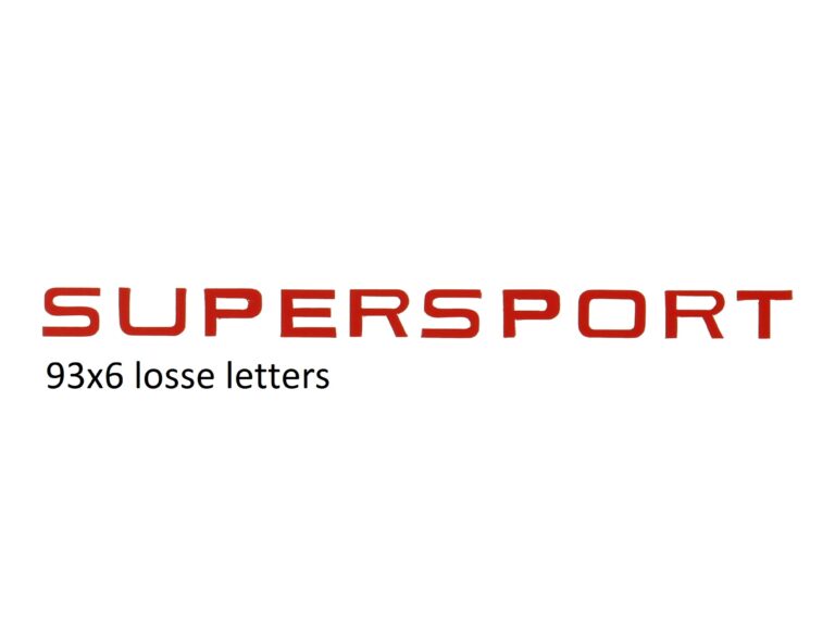 Sticker benzinetank rood — geschikt voor Zündapp Supersport