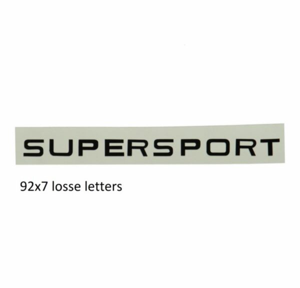 sticker benzinetank zwart zundapp supersport