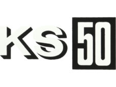 Weißer schwarzer Kotflügelaufkleber Zündapp KS50 1976-1977