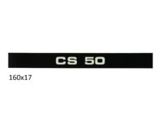Black and white sticker side panel Zündapp CS 50 type 517