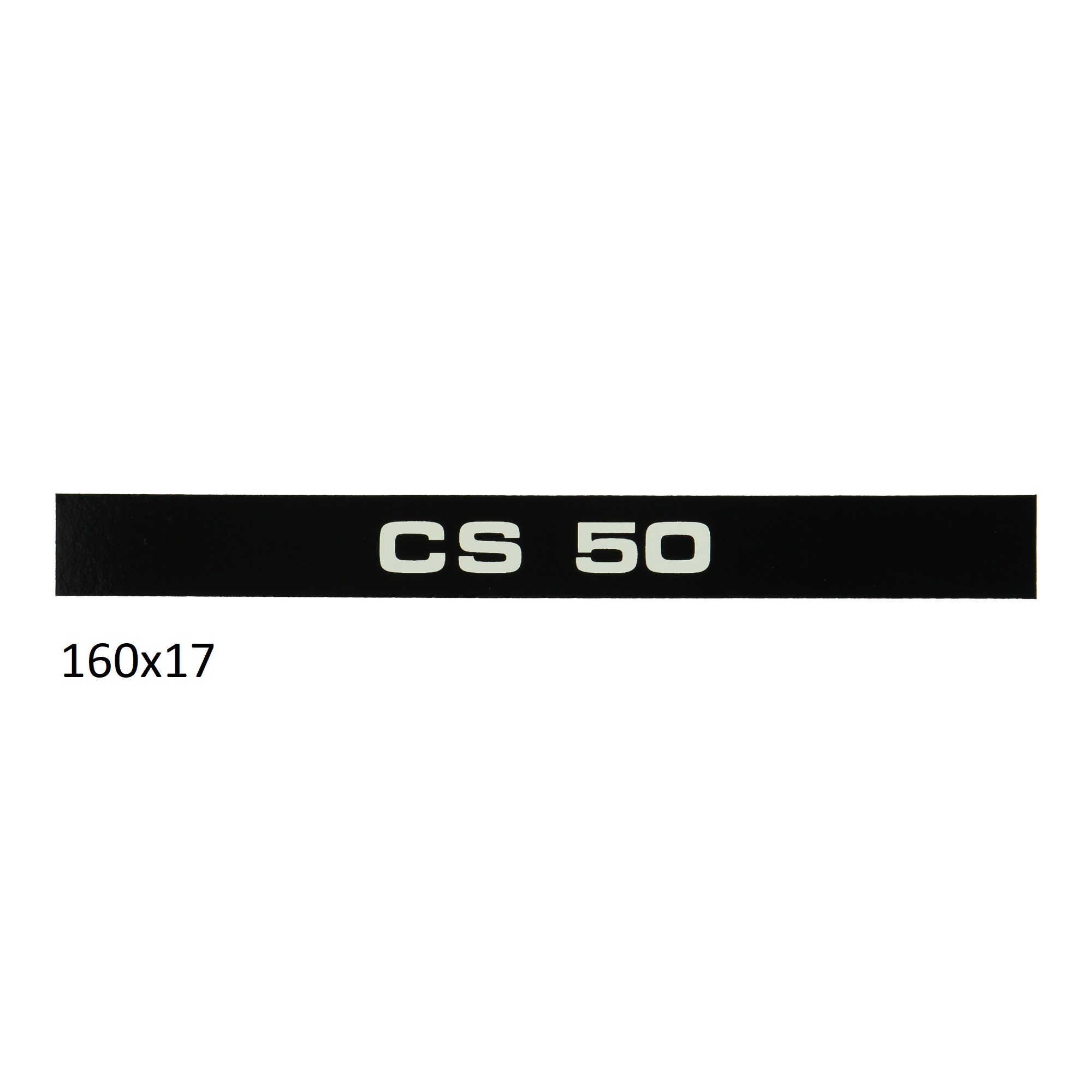 Zwart wit sticker zijscherm Zündapp CS 50 type 517