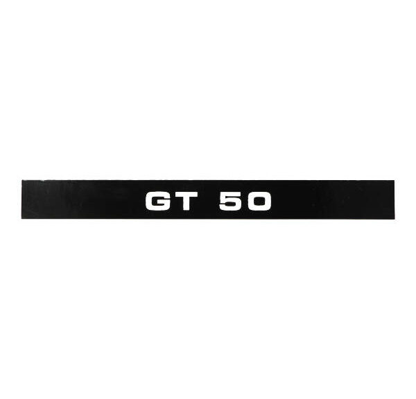 Sticker zijscherm GTS 50 zwart/wit — geschikt voor Zündapp 517