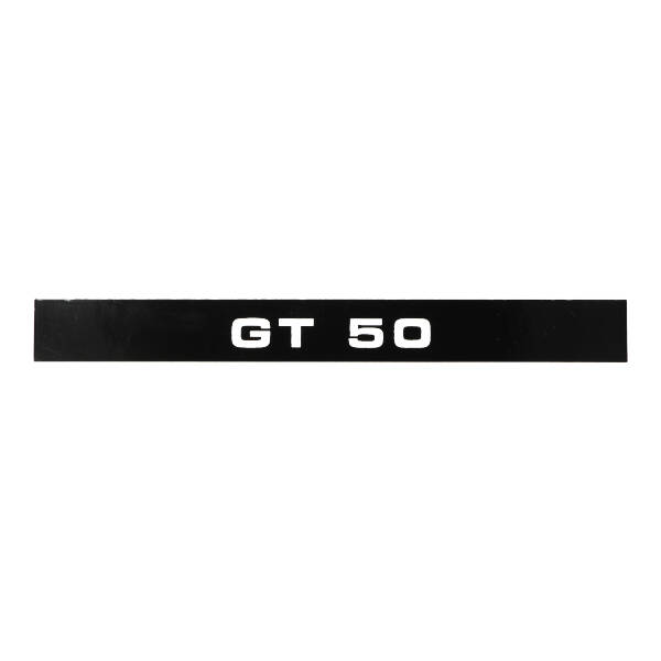 Sticker zijscherm zwart wit Zündapp GTS 50 ref 517