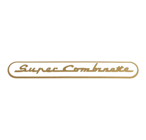 Sticker goud super combinette — geschikt voor Zündapp